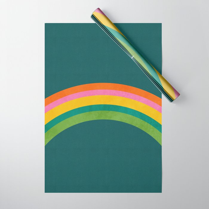 retro arc Wrapping Paper Gallery Image 1