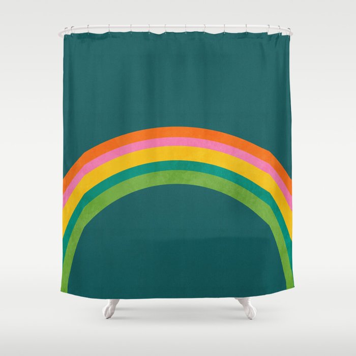retro arc Shower Curtain Gallery Image 1