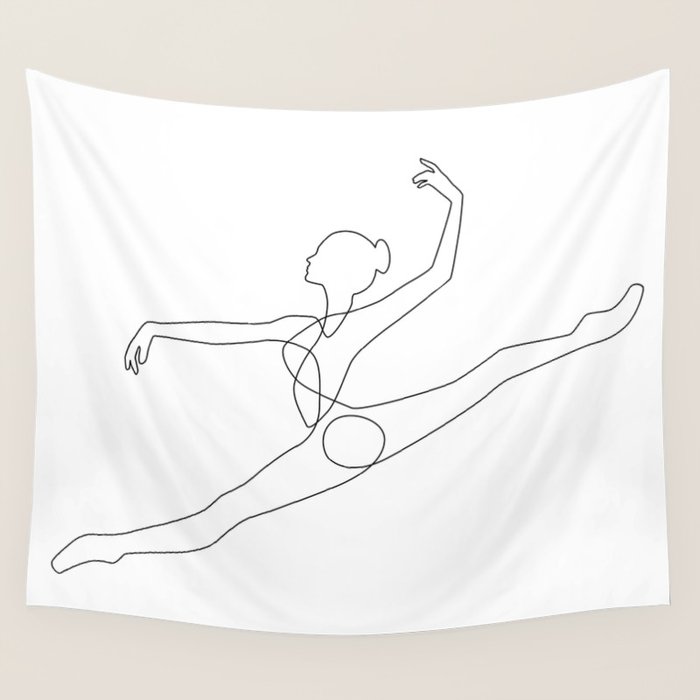 Athletic Wall Tapestry Gallery Image 1