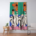 Dance of Colors and Dreams Window Curtain Gallery Image 5
