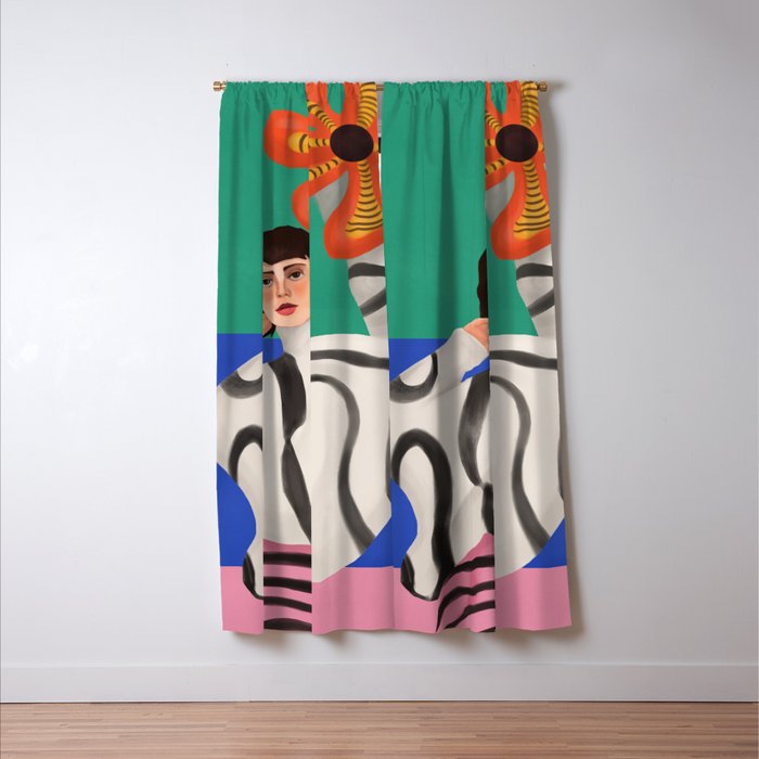 Dance of Colors and Dreams Window Curtain Gallery Image 3
