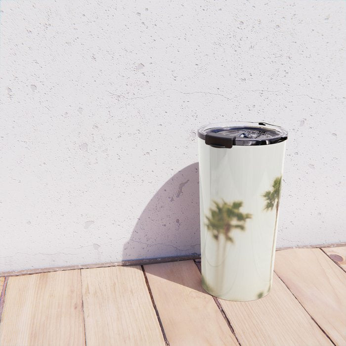 Boulevard Palm Trees Travel Mug Gallery Image 4