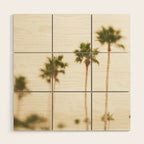 Boulevard Palm Trees Wood Wall Art Gallery Image 1