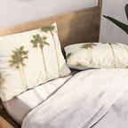 Boulevard Palm Trees Pillow Sham Gallery Image 2