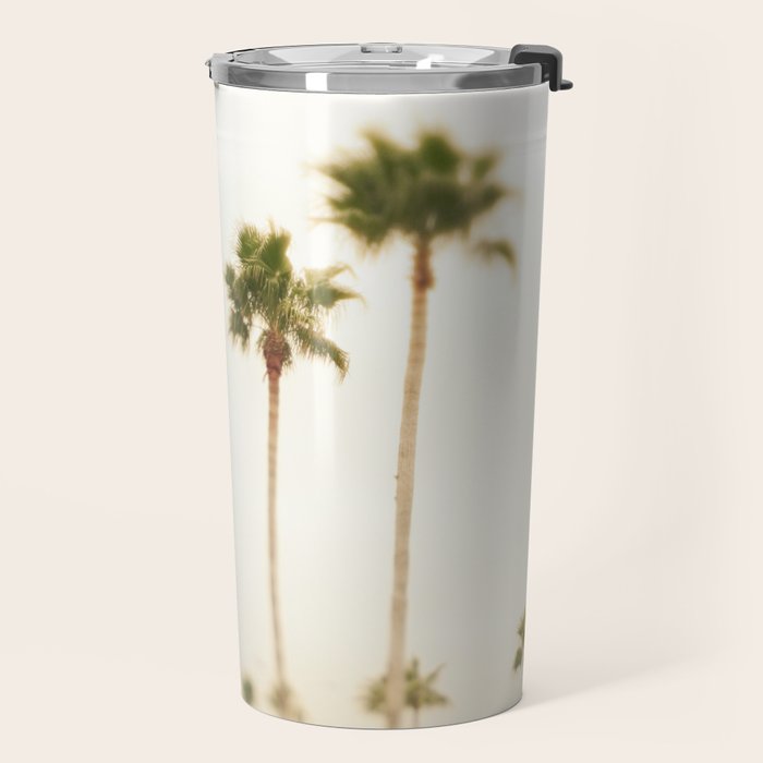Boulevard Palm Trees Travel Mug Gallery Image 2