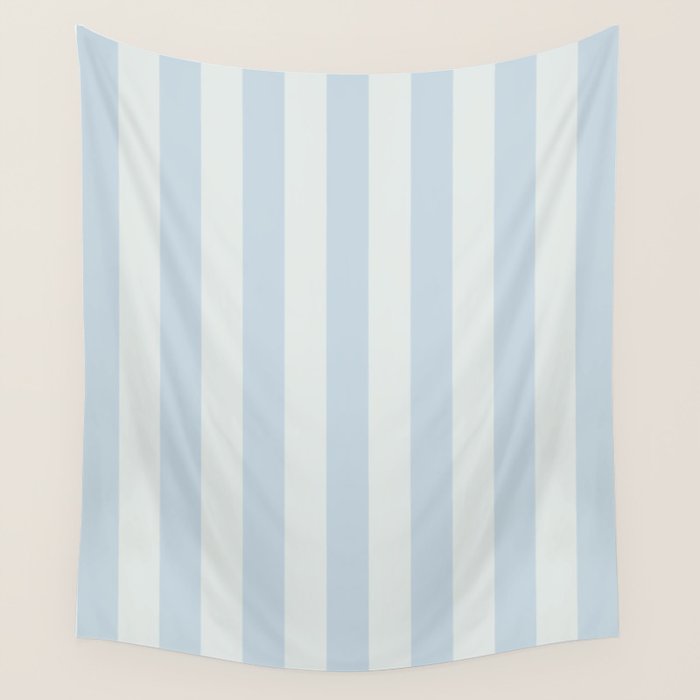 Light Blue Stripes Wall Tapestry Gallery Image 1