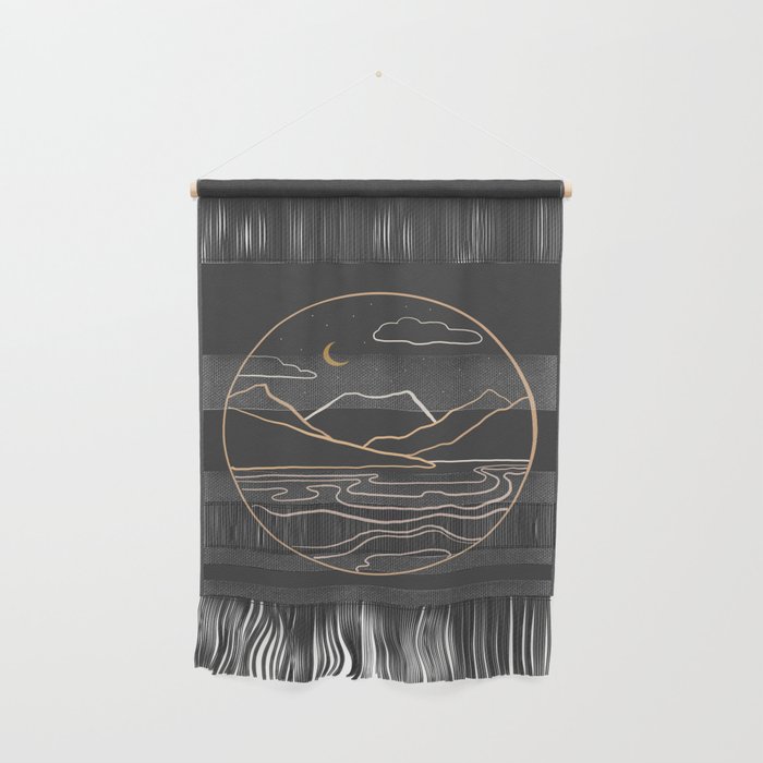sneak peak at night Wall Hanging Gallery Image 1