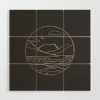 sneak peak at night Wood Wall Art Gallery Image 1