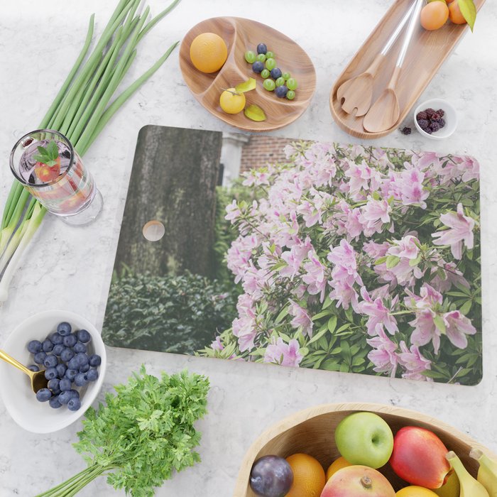 Uptown Azaleas x New Orleans Photography Cutting Board Gallery Image 2