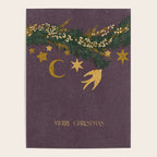 Christmas vintage toys on Christmas tree branches Poster Gallery Image 4