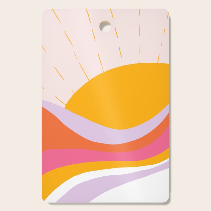 laurel canyon sunrise Cutting Board Gallery Image 1
