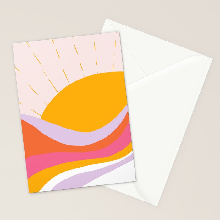 laurel canyon sunrise Stationery Card Gallery Image 2