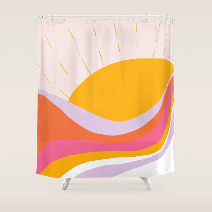 laurel canyon sunrise Shower Curtain Gallery Image 1