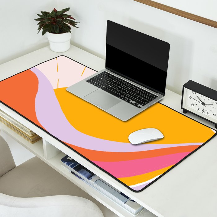 laurel canyon sunrise Desk Mat Gallery Image 2