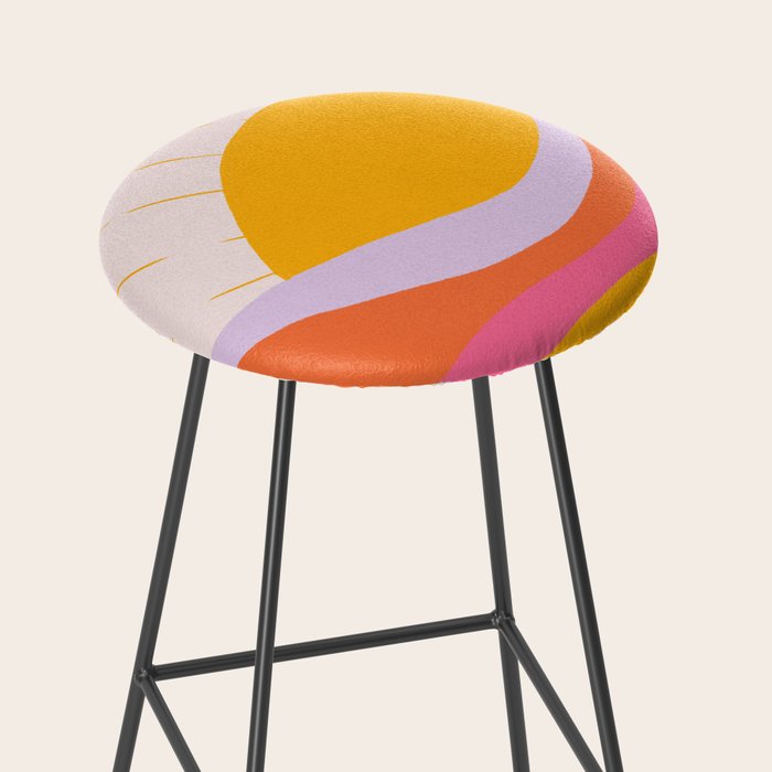 laurel canyon sunrise Stool Gallery Image 2