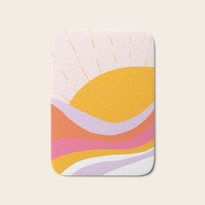 laurel canyon sunrise Bath Mat Gallery Image 1