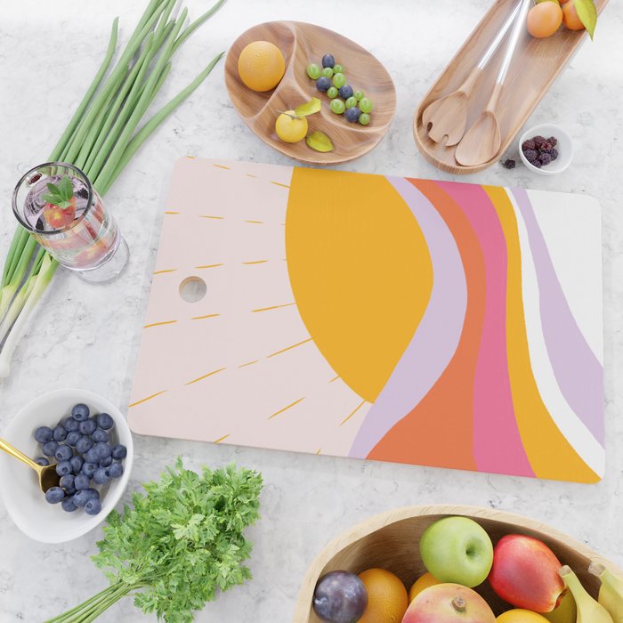 laurel canyon sunrise Cutting Board Gallery Image 2