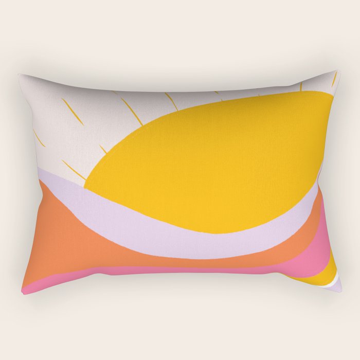 laurel canyon sunrise Rectangular Pillow Gallery Image 2