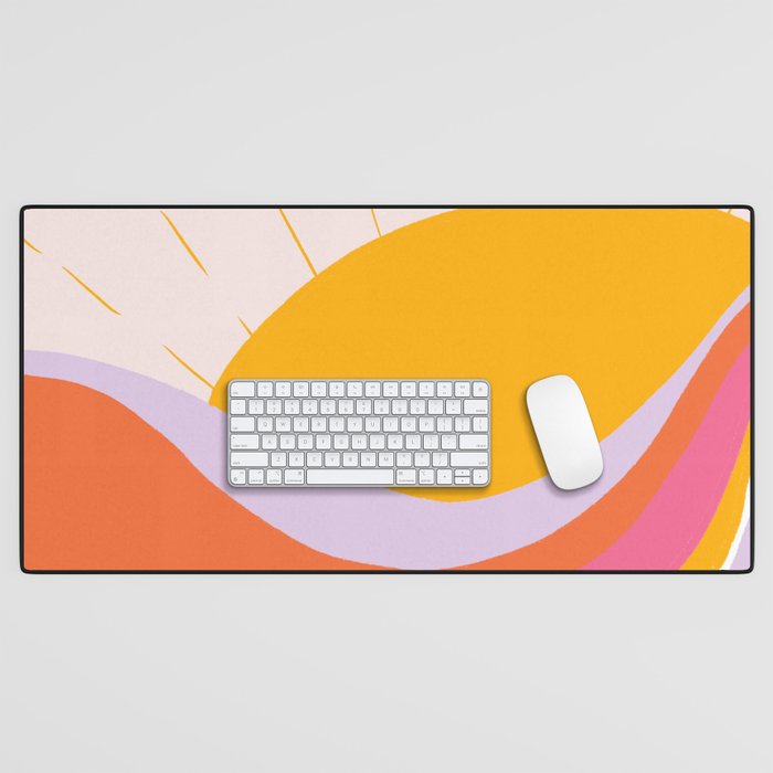 laurel canyon sunrise Desk Mat Gallery Image 1