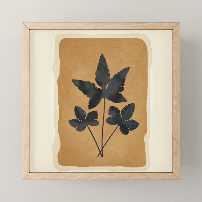 Leaf Design 8 Mini Art Print Gallery Image 1