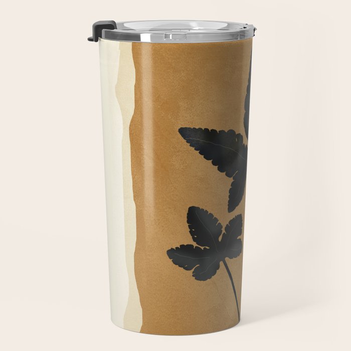 Leaf Design 8 Travel Mug Gallery Image 3