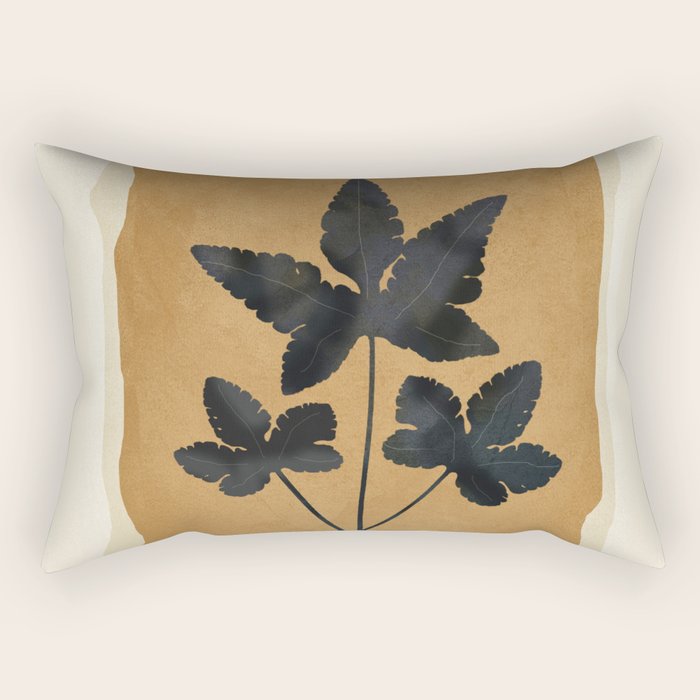 Leaf Design 8 Rectangular Pillow Gallery Image 1