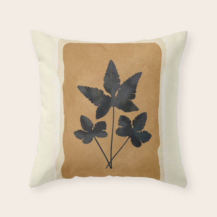 Leaf Design 8 Throw Pillow Gallery Image 6