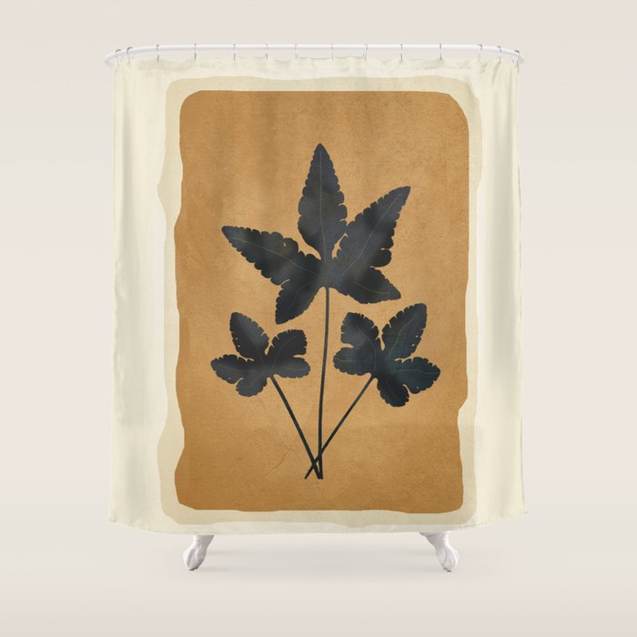 Leaf Design 8 Shower Curtain Gallery Image 1