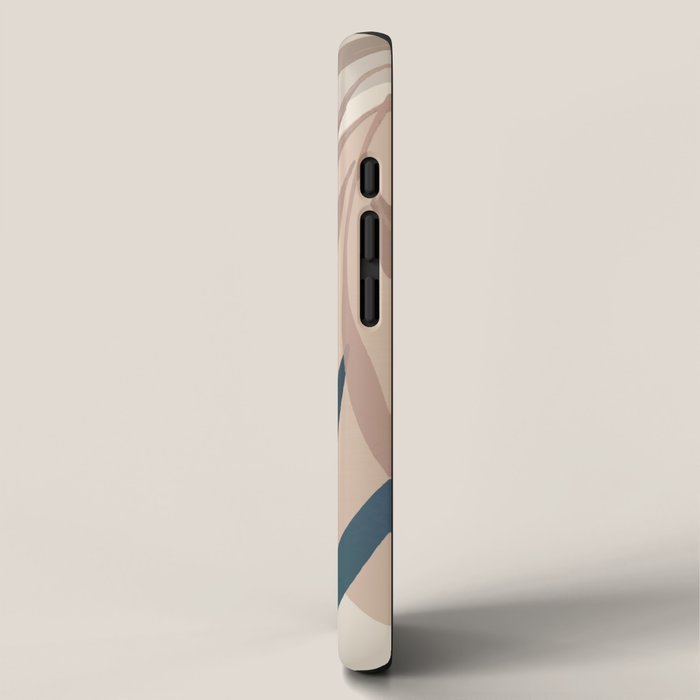 Minimal Abstract Art Tropical Leaves 15 iPhone Case Gallery Image 2