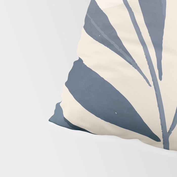 Minimal Abstract Art Tropical Leaves 15 Pillow Sham Gallery Image 4
