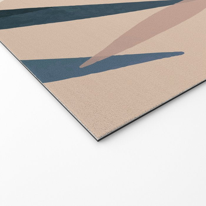 Minimal Abstract Art Tropical Leaves 15 Welcome Mat Gallery Image 2