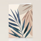 Minimal Abstract Art Tropical Leaves 15 Stationery Card Gallery Image 2