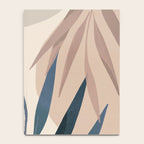 Minimal Abstract Art Tropical Leaves 15 Notebook Gallery Image 4