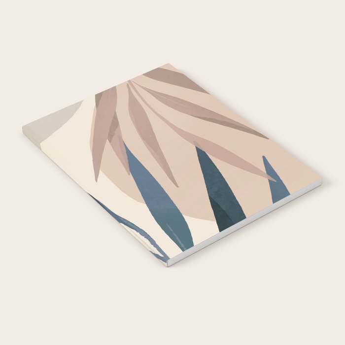 Minimal Abstract Art Tropical Leaves 15 Notebook Gallery Image 2