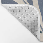 Minimal Abstract Art Tropical Leaves 15 Bath Mat Gallery Image 2