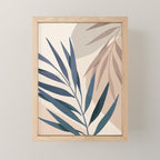 Minimal Abstract Art Tropical Leaves 15 Mini Art Print Gallery Image 1