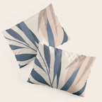 Minimal Abstract Art Tropical Leaves 15 Pillow Sham Gallery Image 3