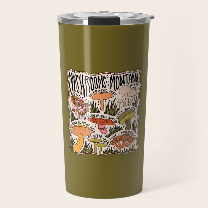 Mushrooms of Montana Travel Mug Gallery Image 1