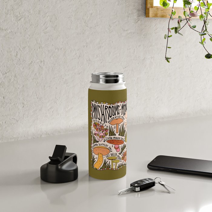 Mushrooms of Montana Water Bottle Gallery Image 4
