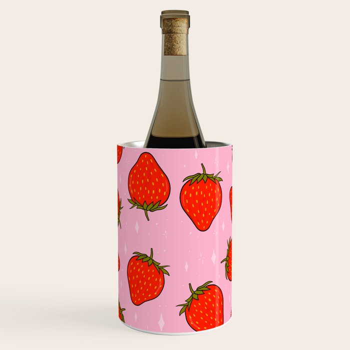 Strawberry Print Wine Chiller Gallery Image 1