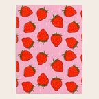 Strawberry Print Poster Gallery Image 4