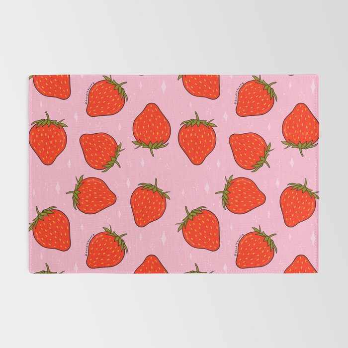 Strawberry Print Rug Gallery Image 2