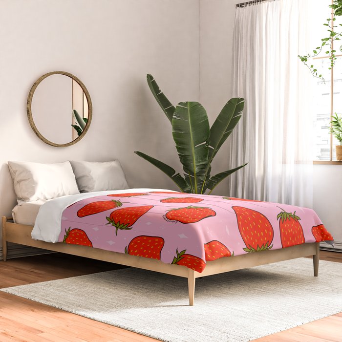 Strawberry Print Comforter Gallery Image 2