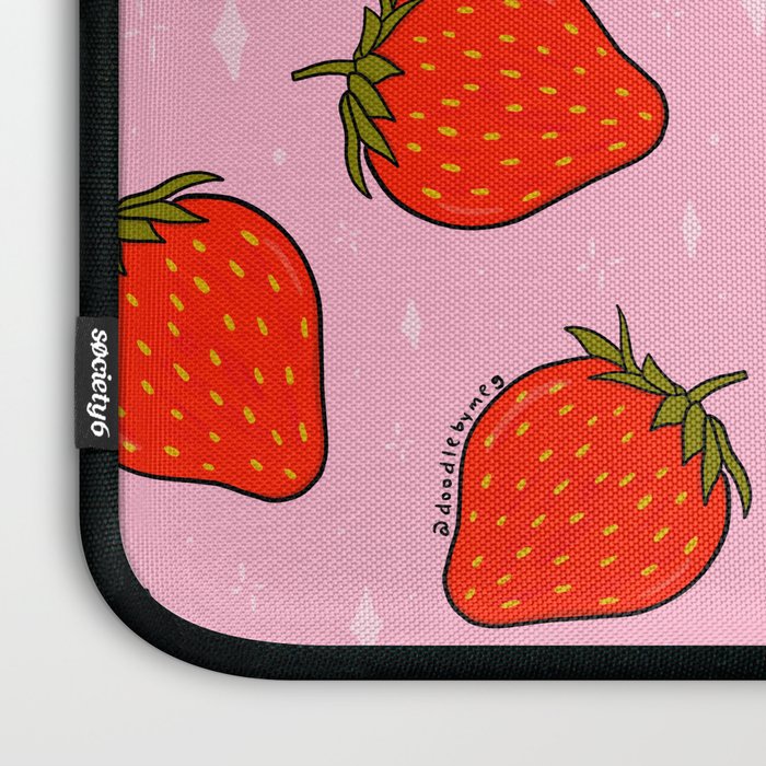 Strawberry Print Laptop Sleeve Gallery Image 3