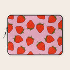Strawberry Print Laptop Sleeve Gallery Image 1