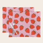 Strawberry Print Placemat Gallery Image 1