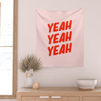 Yeah Yeah Yeah Wall Tapestry Gallery Image 2
