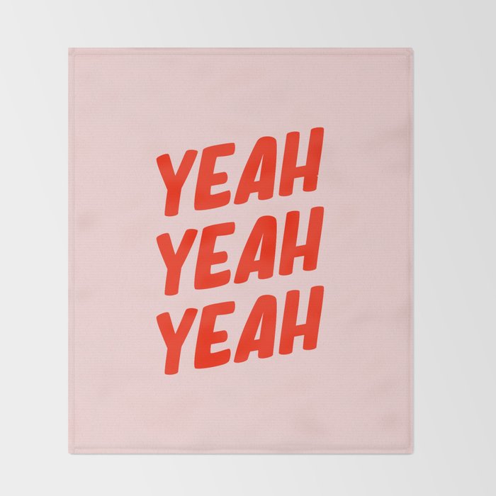 Yeah Yeah Yeah Throw Blanket Gallery Image 2