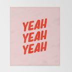 Yeah Yeah Yeah Throw Blanket Gallery Image 2