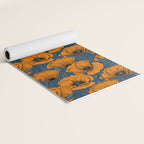 Orange poppies Yoga Mat Gallery Image 2